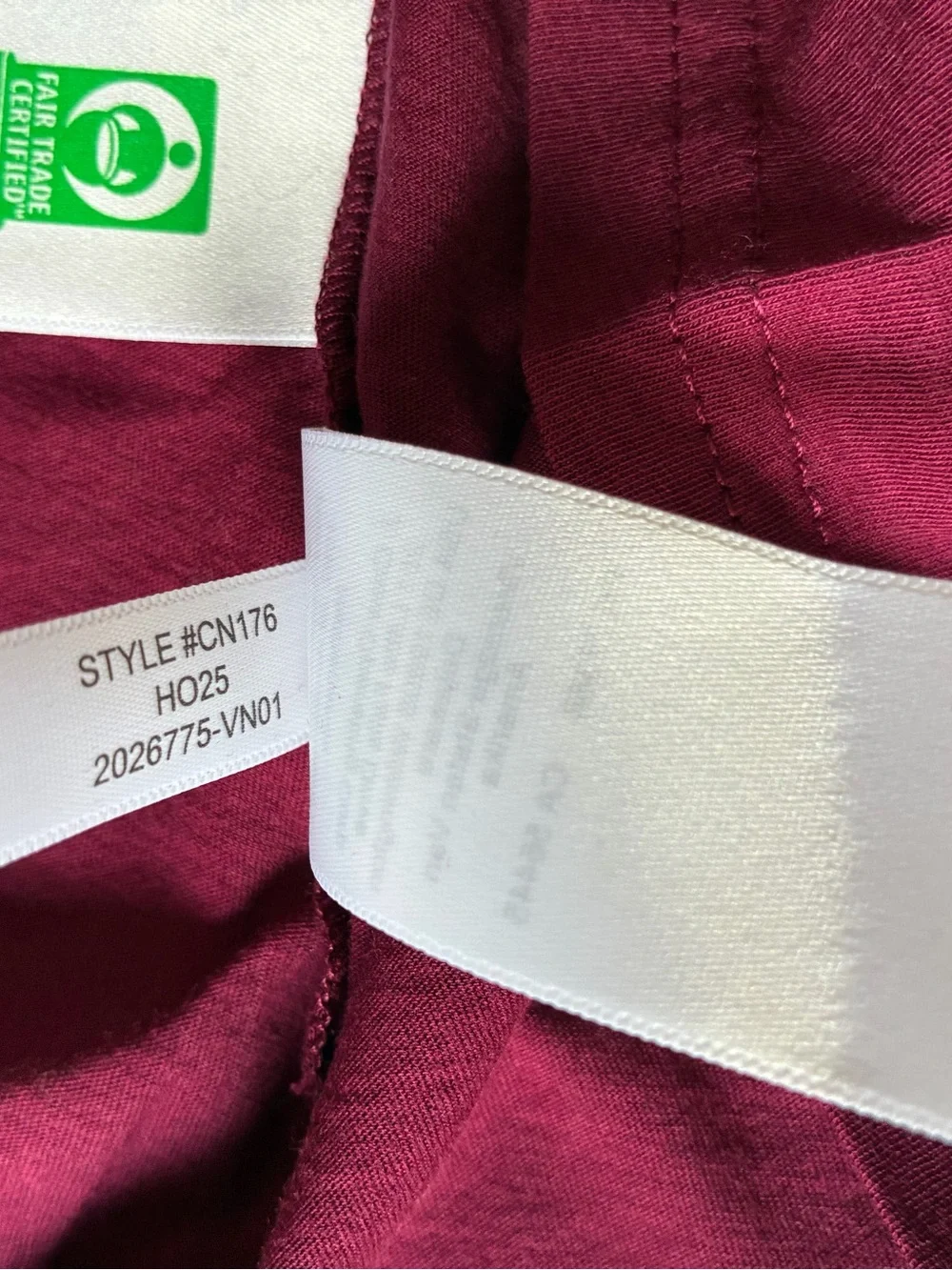 J.Crew.Women’s Feather jersey turtleneck.100% cotton. Burgundy XXS.NWT.